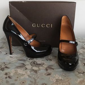 Gucci Patent Leather Maryjanes